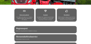 Nog een foto van de nieuwe website.